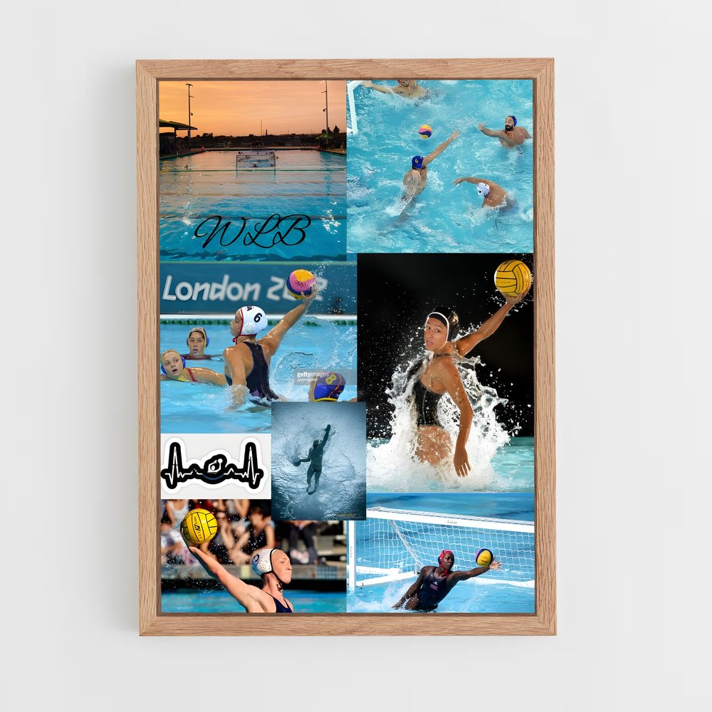 Poster Water polo – affiche Water-polo (vue 4)